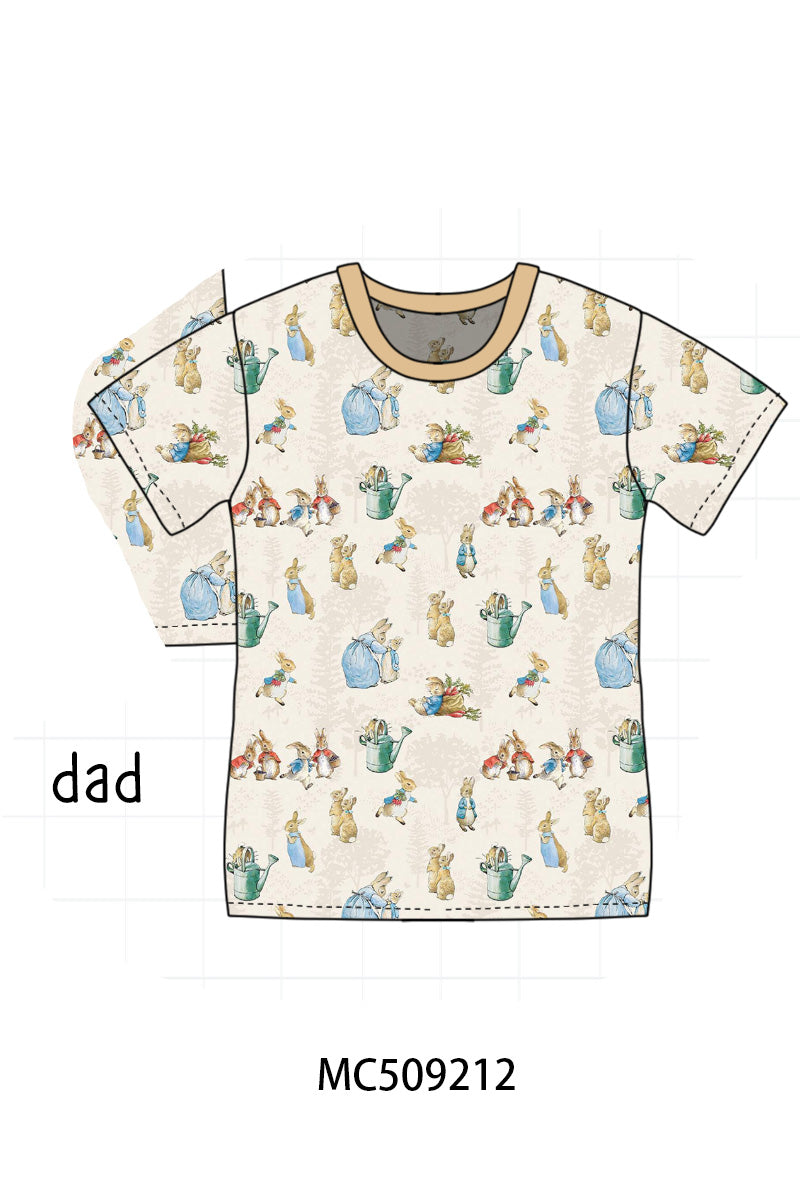 PO66 Brown easter bunny pajama bamboo collection