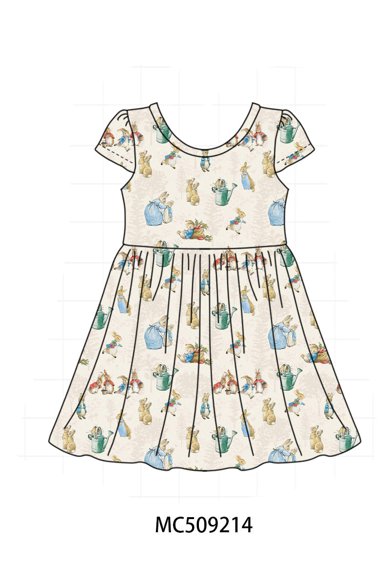 PO66 Brown easter bunny pajama bamboo collection