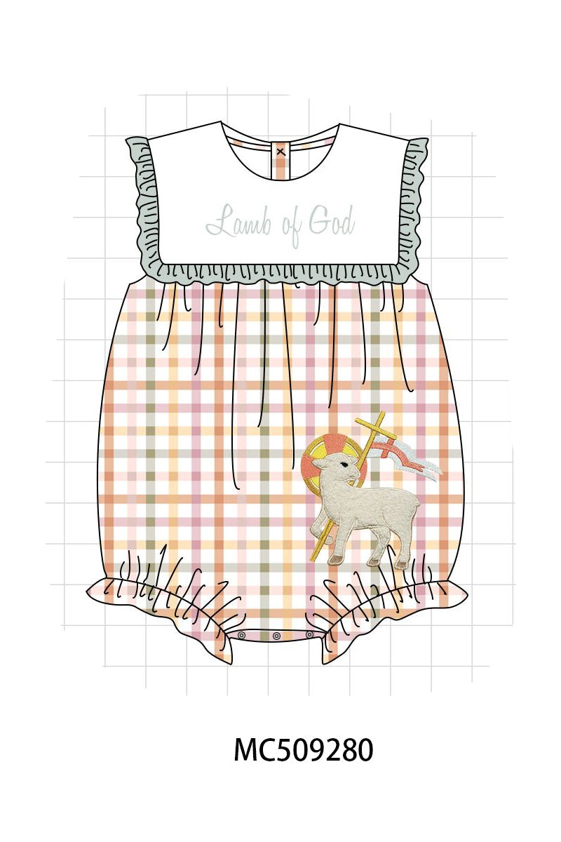 PO66 Lawb of god embroidery gingham collection