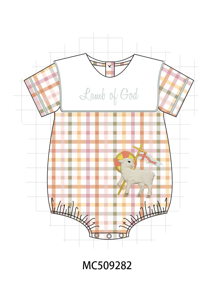 PO66 Lawb of god embroidery gingham collection