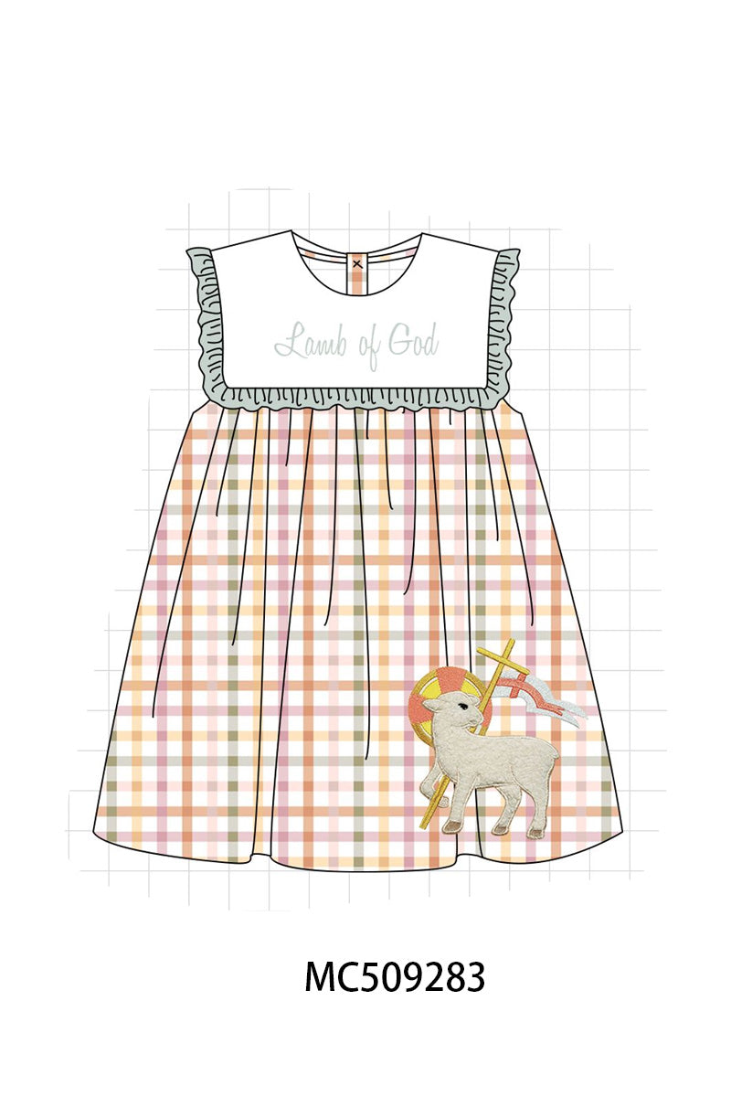 PO66 Lawb of god embroidery gingham collection
