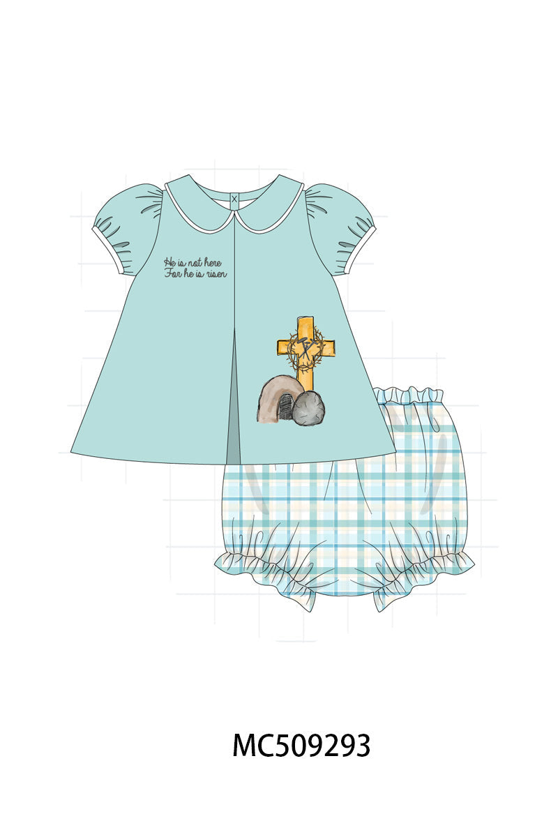PO66 He is not here for he is risen applique collection