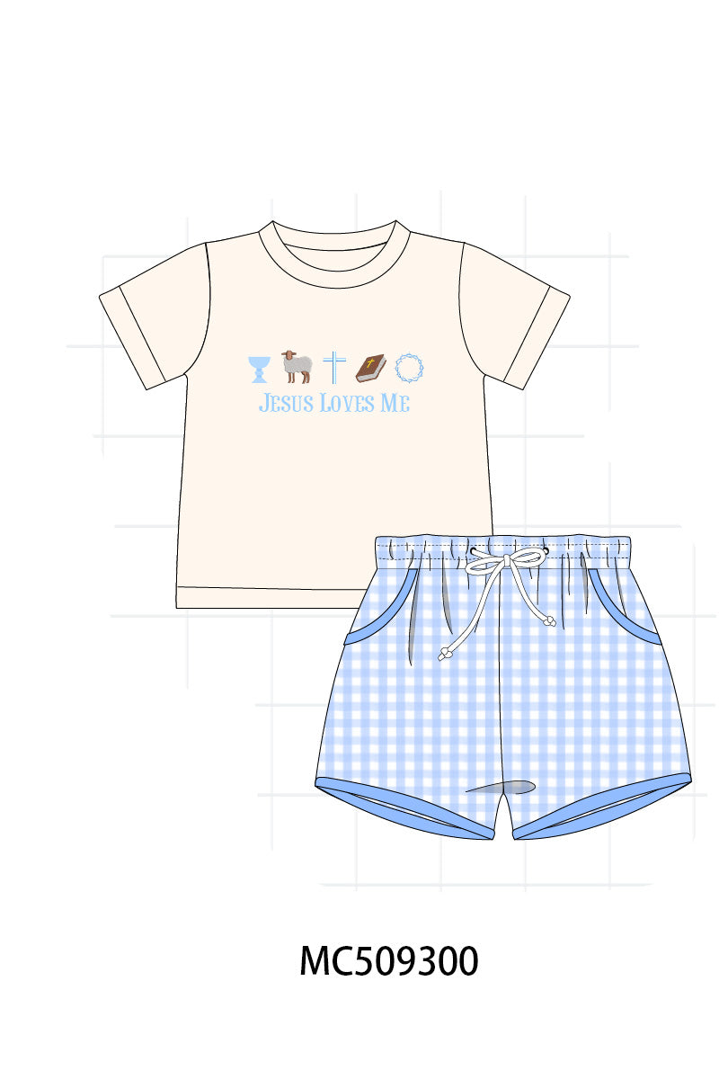 PO66 Pink jesus loves me embroidery collection