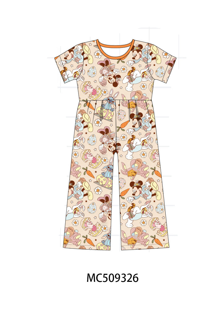 PO66 Orange character print bamboo collection