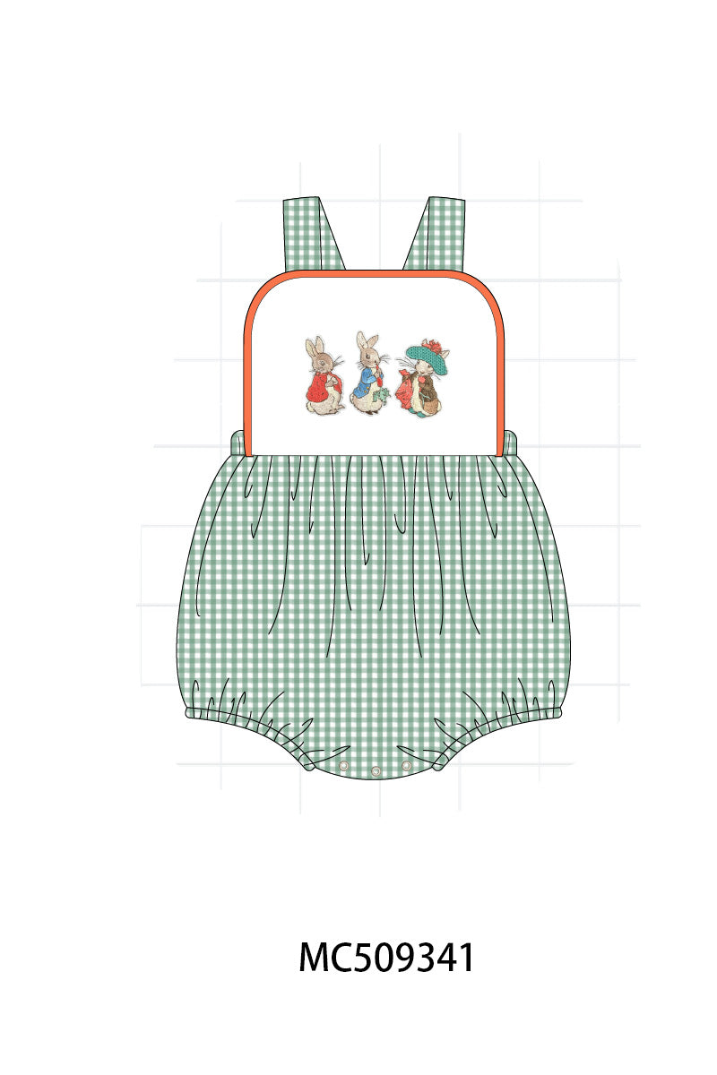 PO66 Easter bunny embroidery ruffle collection