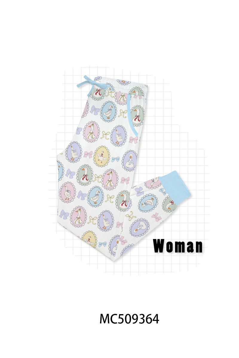 PO66 Blue duck print bamboo collection