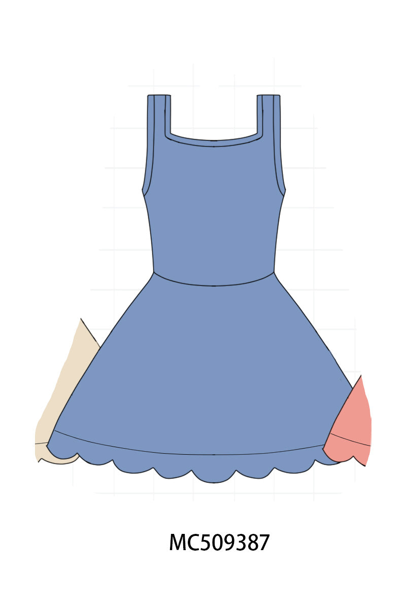 PO66 Multicolored girl active dress collection