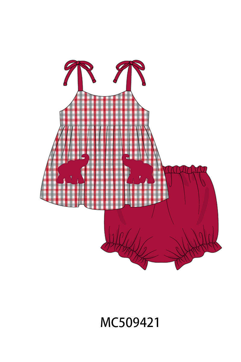 PO66 Alabama roll tide smocked plaid collection 1