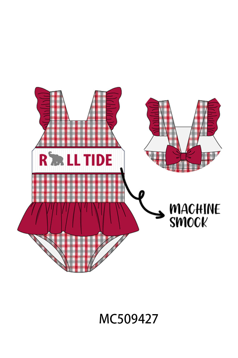 PO66 Alabama roll tide smocked plaid collection 2