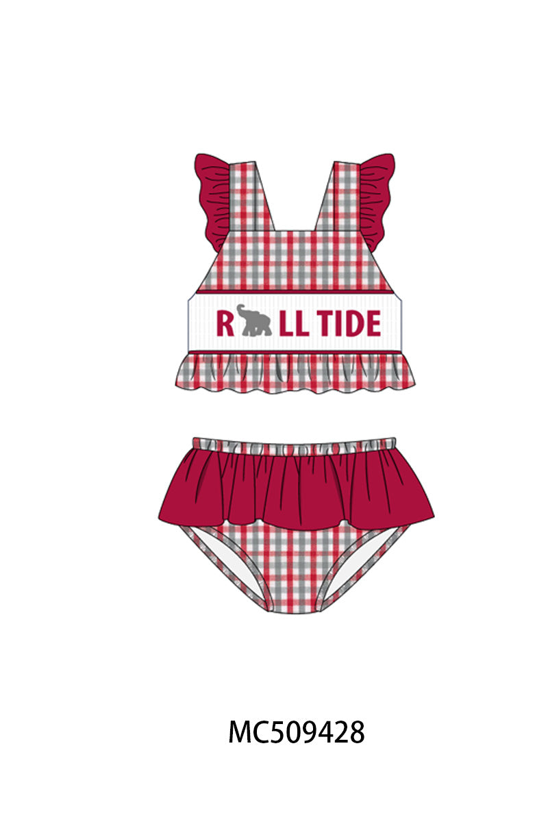 PO66 Alabama roll tide smocked plaid collection 2