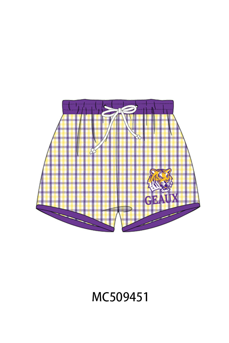 PO66 Purple LSU GEAUX smocked collection 2