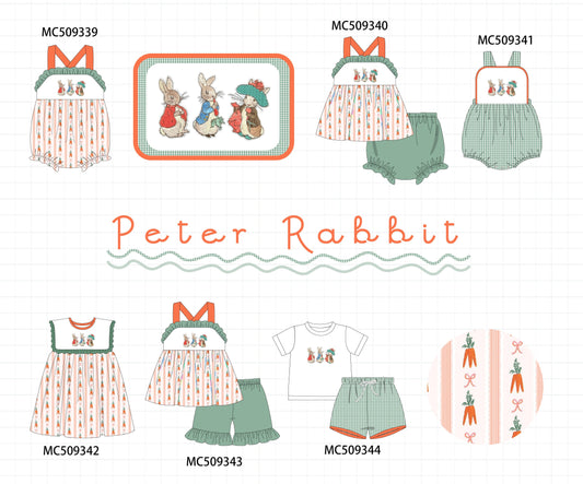 PO66 Easter bunny embroidery ruffle collection