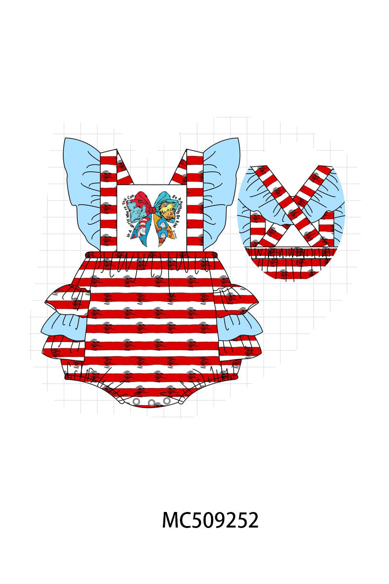 PO66 Dr. Seuss bow print ruffle collection