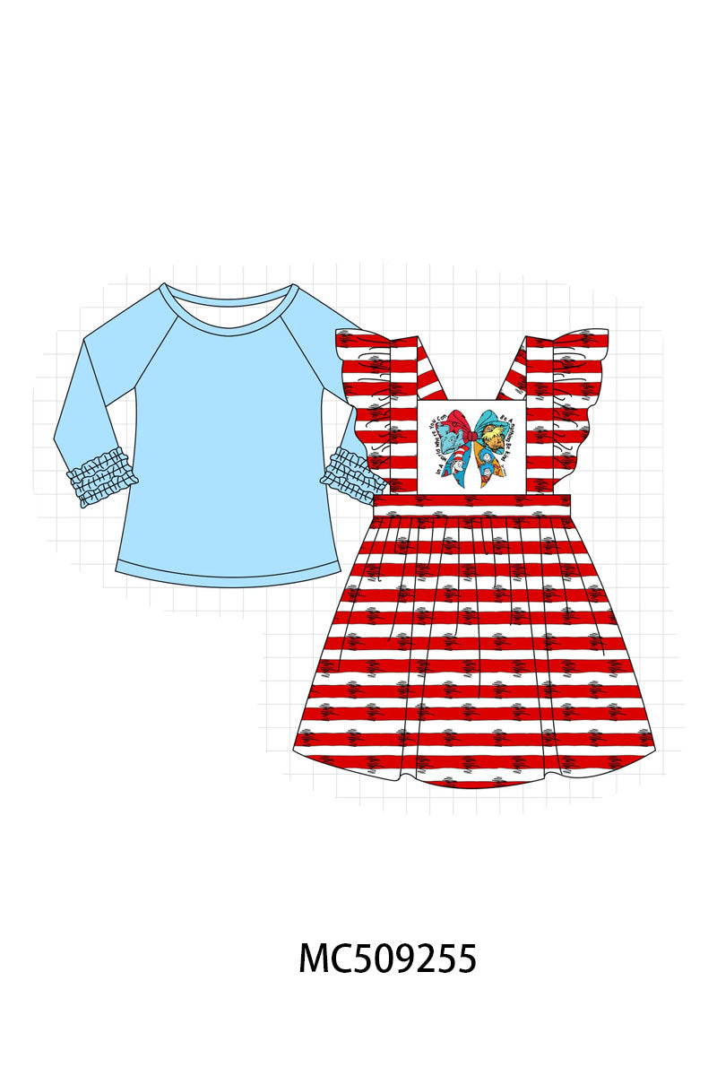 PO66 Dr. Seuss bow print ruffle collection