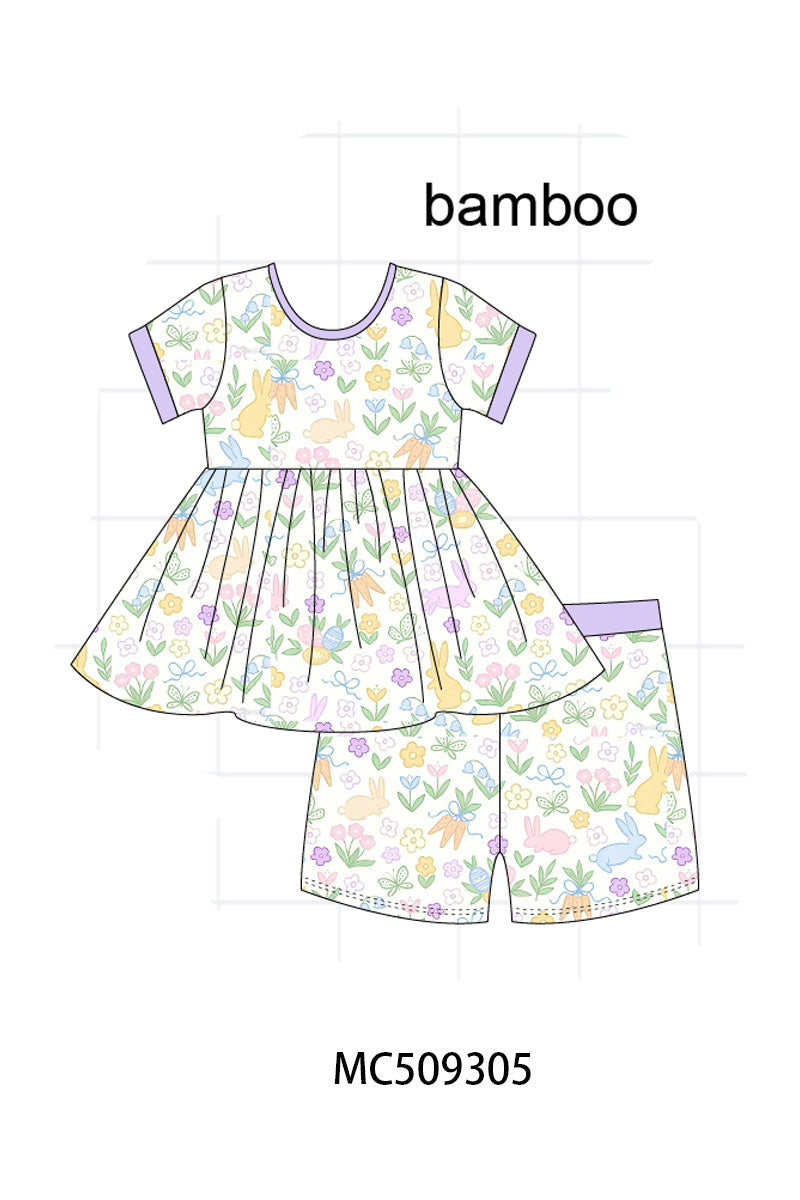 PO66 Purple floral print collection