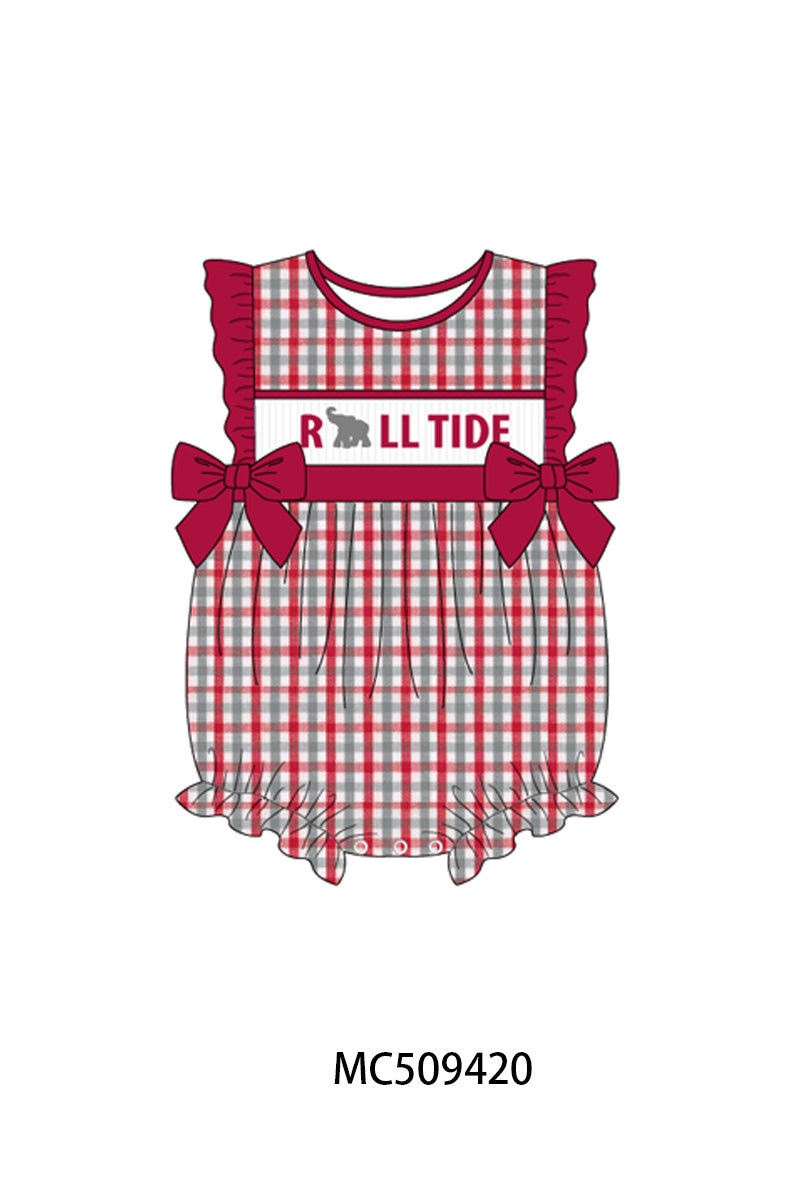 PO66 Alabama roll tide smocked plaid collection 1