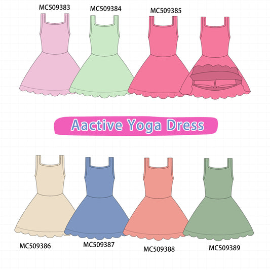 PO66 Multicolored girl active dress collection