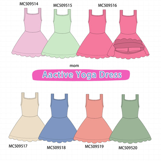 PO66 Multicolored mom active dress collection